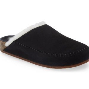 Jenni Kayne Shearling Clog - Black size 36